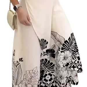 Casual Skirt Set with Top