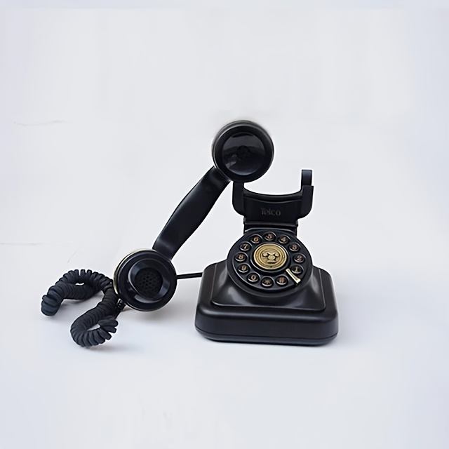 Retro Classic Desktop Landline Phone with Components/Board - Low-Voltage (36V) Multi-Line Telephone for home Office School Desk, Compatible with standard Phone Lines (No modern dependencies)