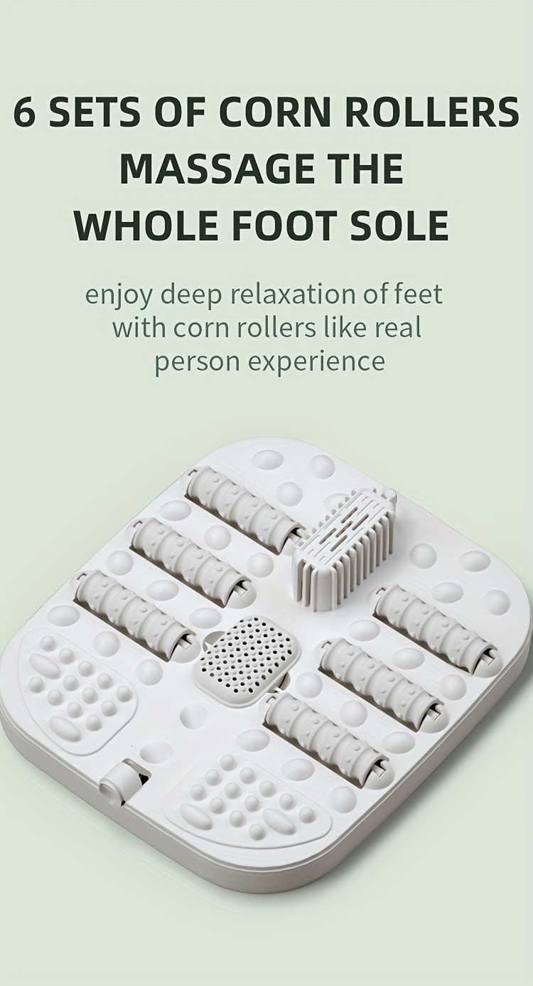 Collapsible Foot Spa with Heat, Foldable Foot Bath with Temperature Control Touchscreen, Foot Massage Rollers, Pedicure Spa for Home, Office, Relaxation, Gift for Men & Women