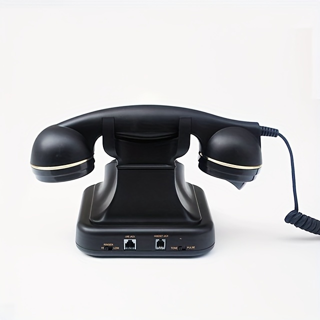 Retro Classic Desktop Landline Phone with Components/Board - Low-Voltage (36V) Multi-Line Telephone for home Office School Desk, Compatible with standard Phone Lines (No modern dependencies)