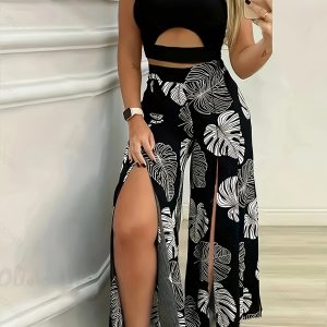 Tank Top And Long Pants Outfit