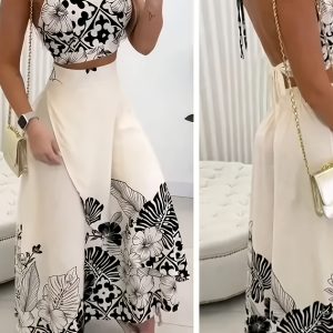 Casual Skirt Set with Top