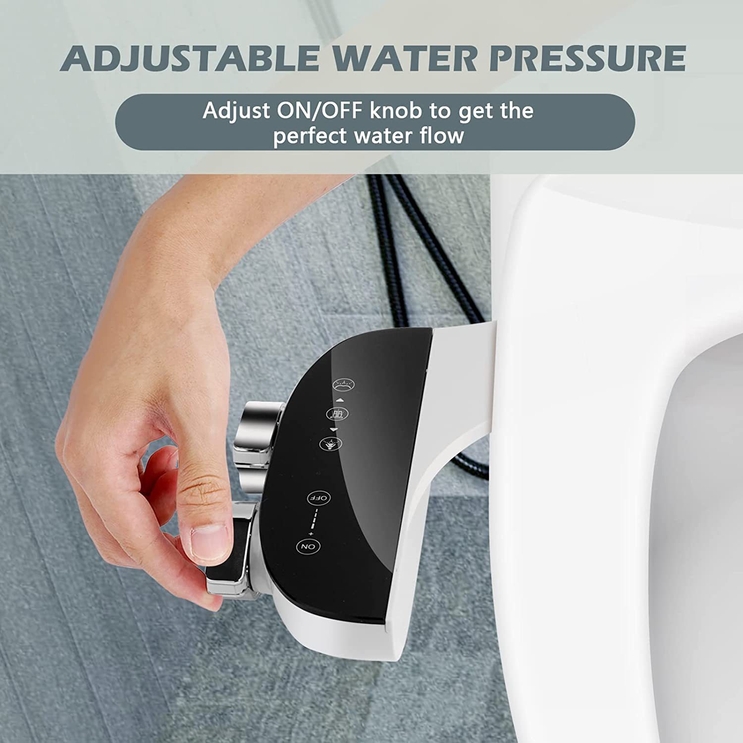 Toilet Seat Toilet – No Power Needed Butt Washing Tool, Toilet-Mounted Body Cleaner, Bathroom Hygiene Personal Cleansing Tool